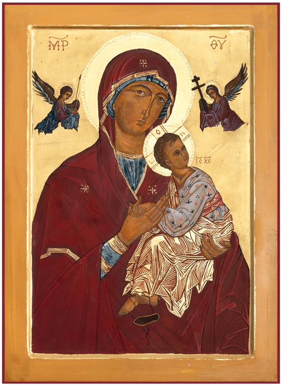 Ikone "Maria mit Christus"